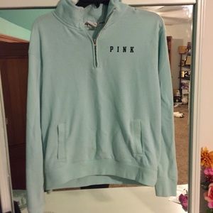 Pink quarter zip pullover